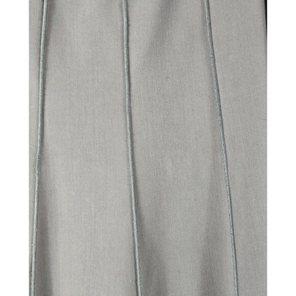 Fluted Vintage Midi Skirt Khaki Sz 10 by Maakif Classic Career Wear Office Twirl - Picture 15 of 15